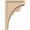 Ekena Millwork 8"W x 16"D x 24"H Classic Viola Rough Cedar Woodgrain TimberThane Corbel, Primed Tan CORUR08X16X24VIORCPR - alternate 6